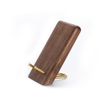 iFramesLK β Minimalist Walnut Phone Stand Holder
