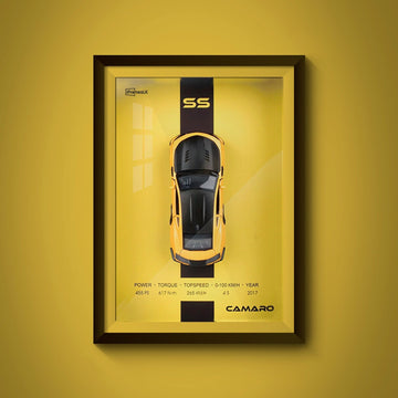 3D car wall frame featuring realistic car design for car lovers in Sri Lanka and Dubai – iFramesLK