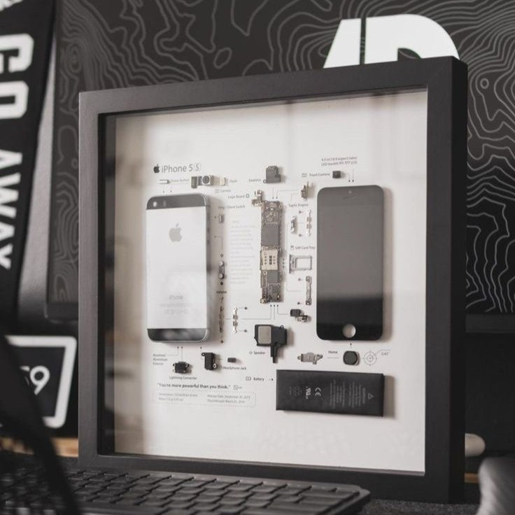 Handcrafted iPhone frames for wall decor and tech gifts in Sri Lanka and Dubai by iFramesLK